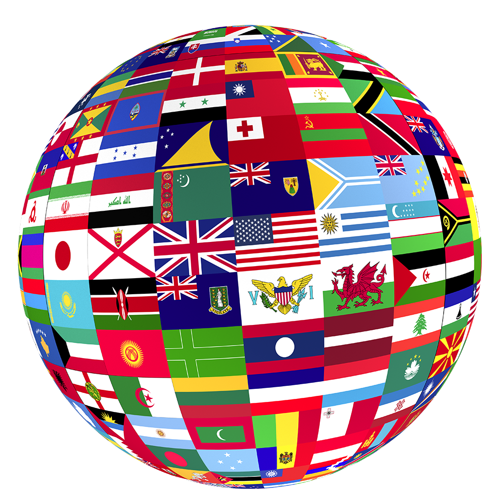 free clipart globe flags - photo #16